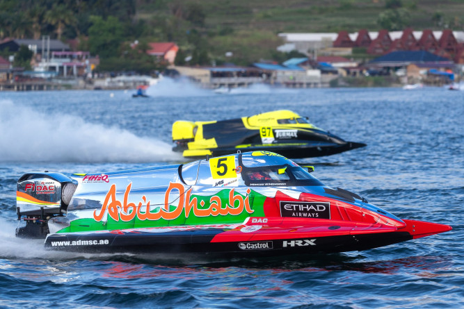 Team Abu Dhabi is preparing to compete in two decisive rounds of the Formula 1 Powerboat World Championship in China